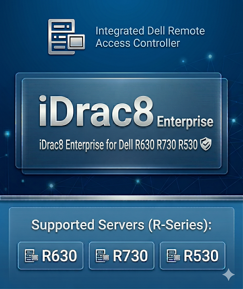 License Dell iDrac8: R630 R730 R430…