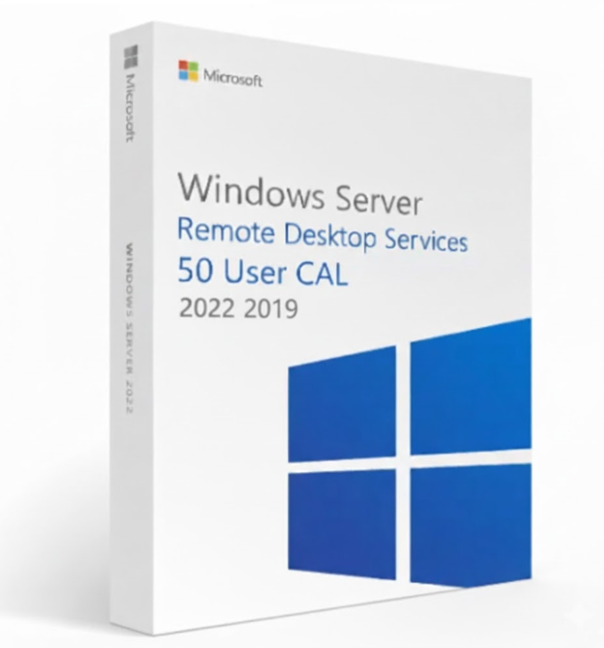 Key Windows Server Remote Desktop Service 50 user CAL
