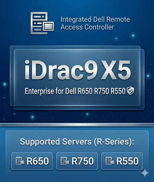License Dell iDrac9 X5 G15 (R650 R750…)